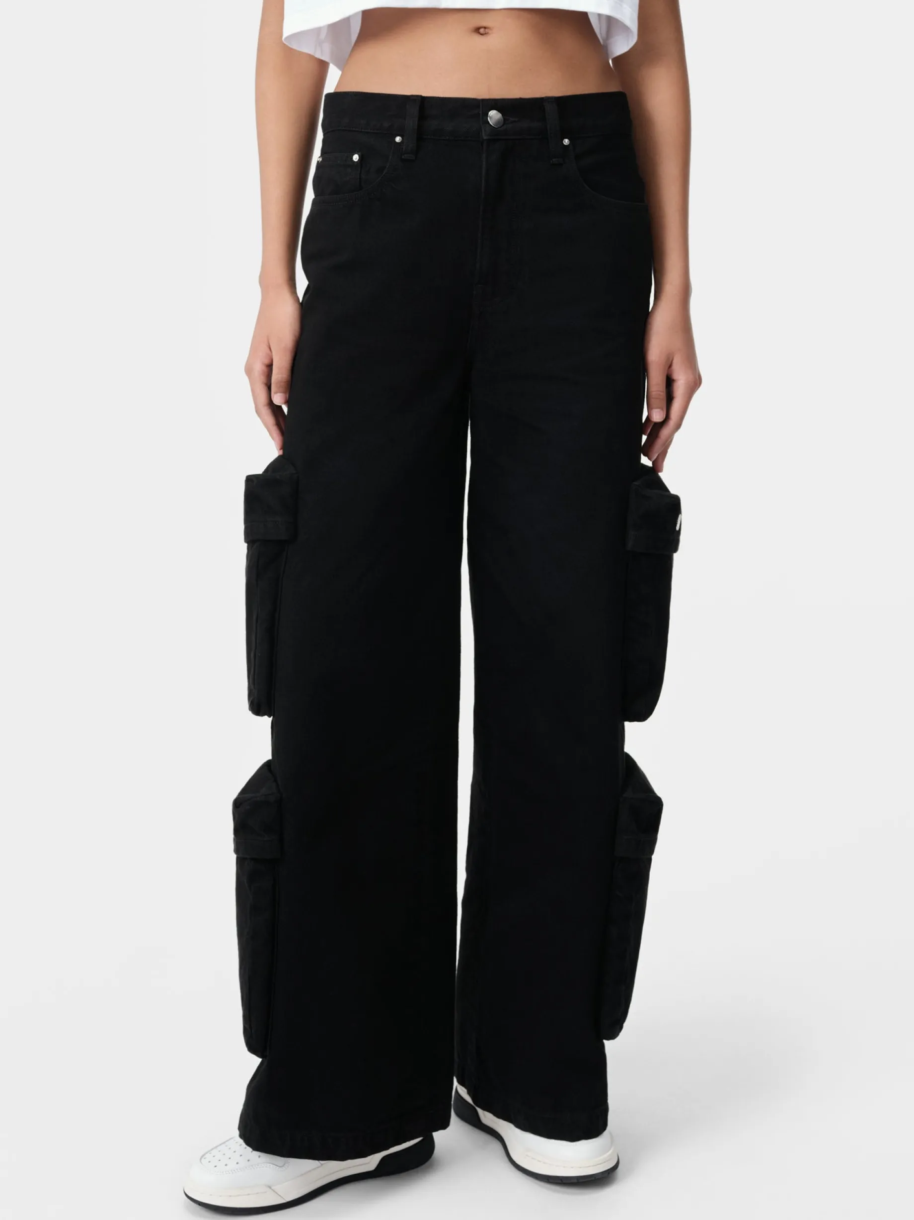 WOMEN'S BAGGY CARGO JEAN