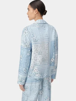 WOMEN'S BANDANA FLORAL PJ SHIRT