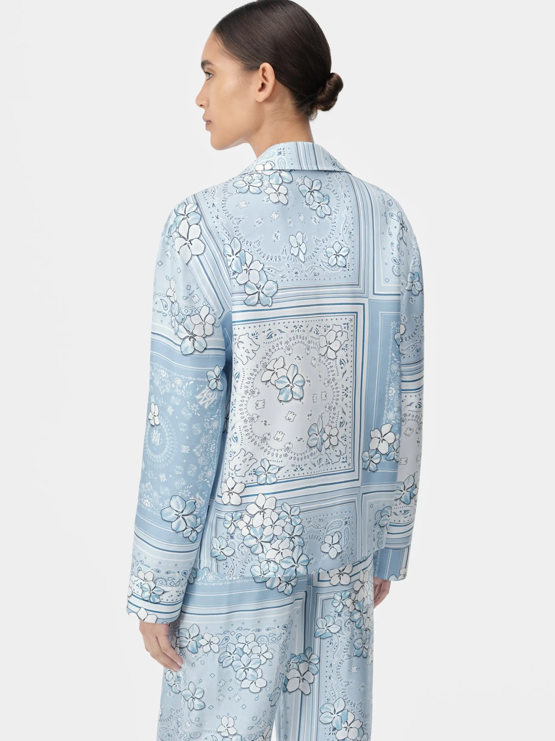WOMEN'S BANDANA FLORAL PJ SHIRT