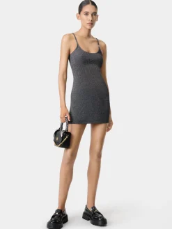 WOMEN'S LUREX MINI DRESS