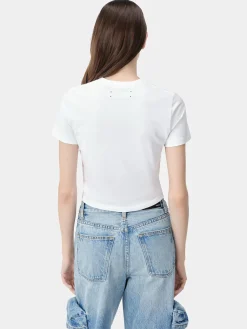 WOMEN'S MA EMBROIDERED BABY TEE