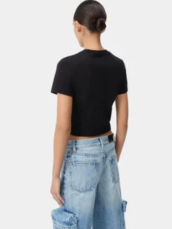 WOMEN'S MA EMBROIDERED BABY TEE