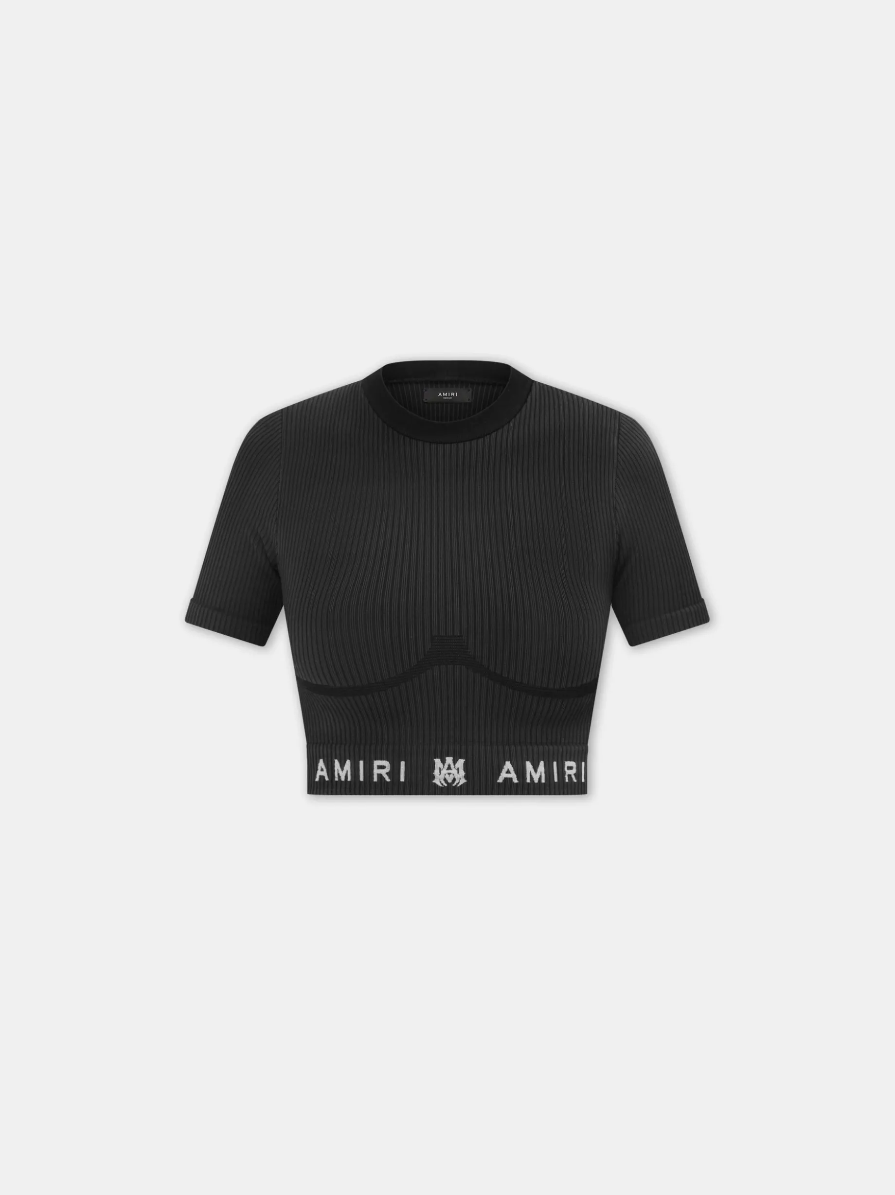 WOMEN'S MA RIBBED SEAMLESS S/S TOP