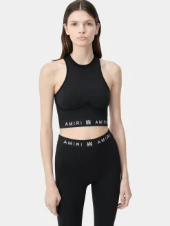 WOMEN'S MA RIBBED SEAMLESS TANK TOP