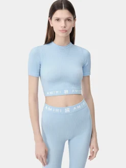 WOMEN'S MA RIBBED SEAMLESS S/S TOP