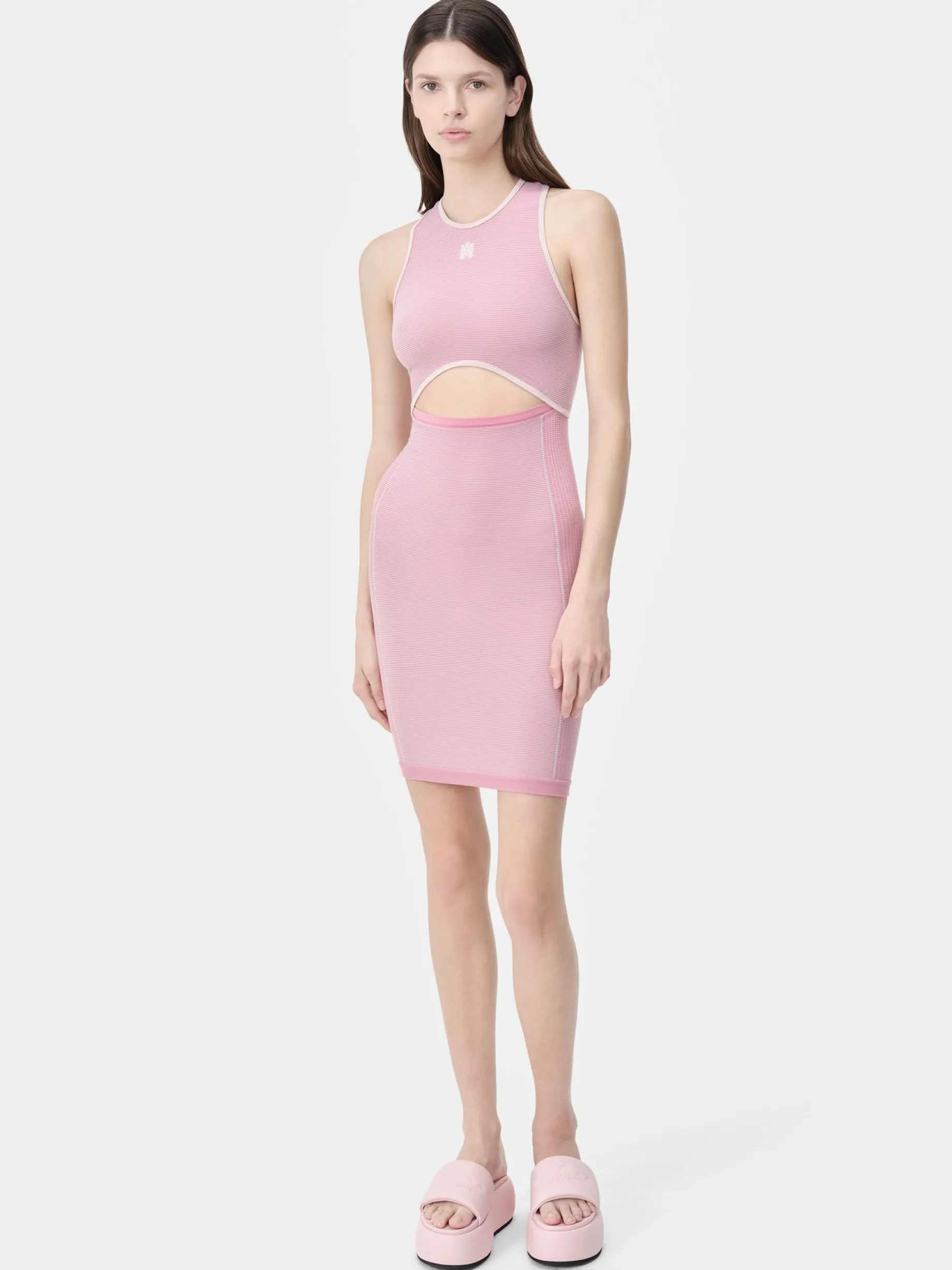 WOMEN'S MA SEAMLESS CUT-OUT MINI DRESS