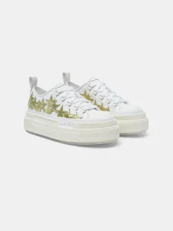 WOMEN'S METALLIC PLATFORM STARS COURT