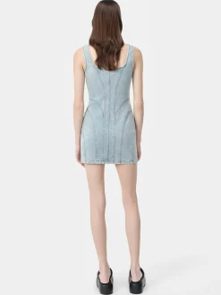WOMEN'S ZIP CORSET DRESS